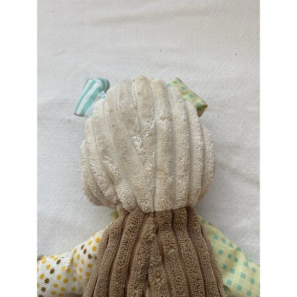 Vtg Histoire d'ours Studio Chenille Bunny Rabbit Plush Classic France Stripe - Picture 8 of 8